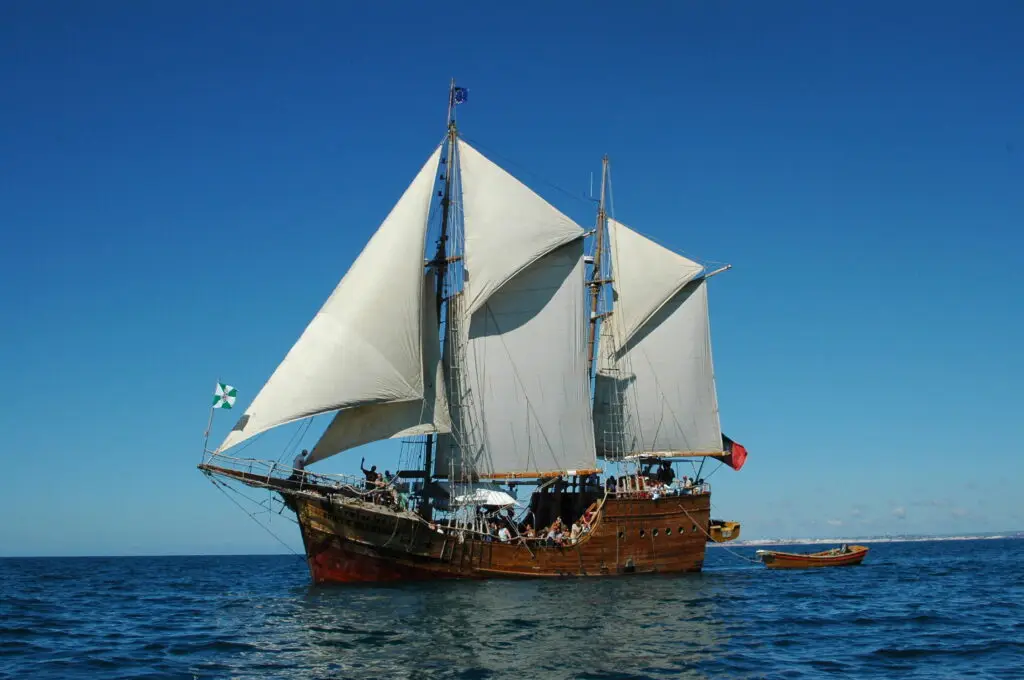 Pirate ship cruising the Algarve